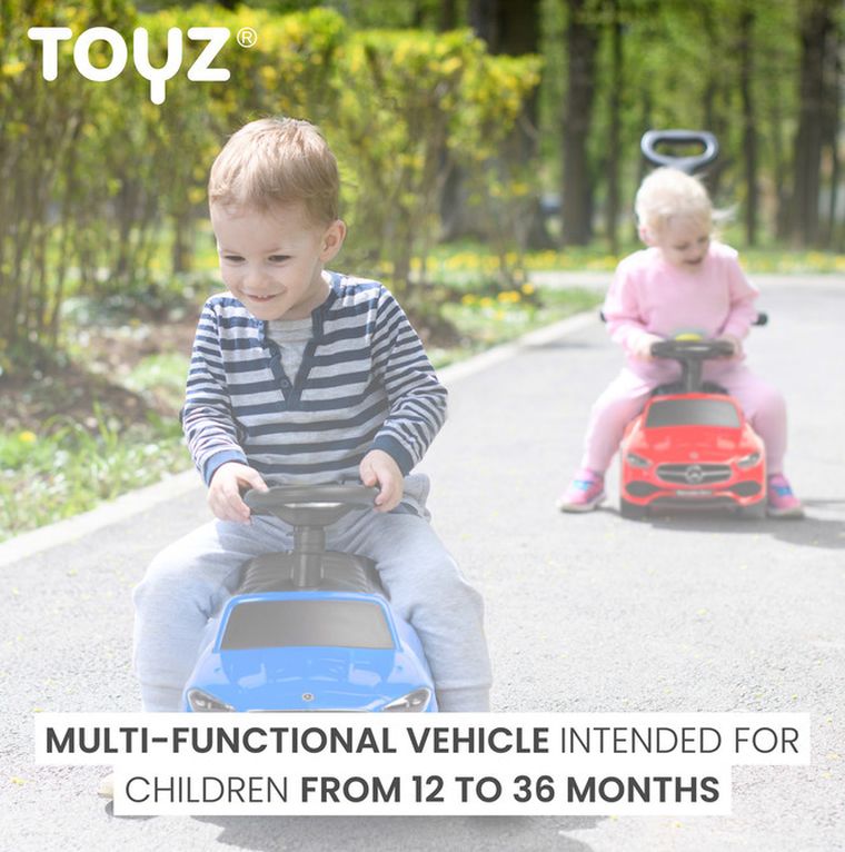 Toyz, Mercedes c-class, jeździk, czerwony