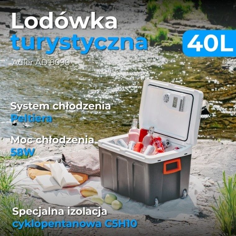 Adler, lodówka turystyczna, 40L