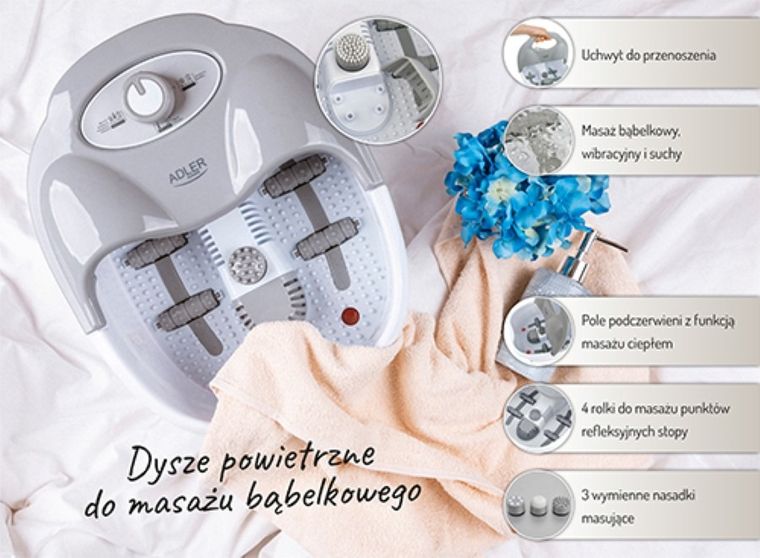 Adler, masażer do stóp, AD 2167
