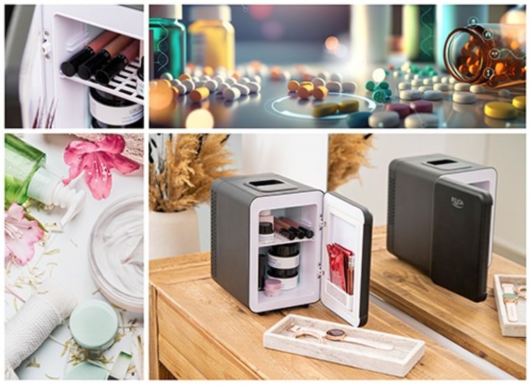 Adler, mini lodówka, AD 8084