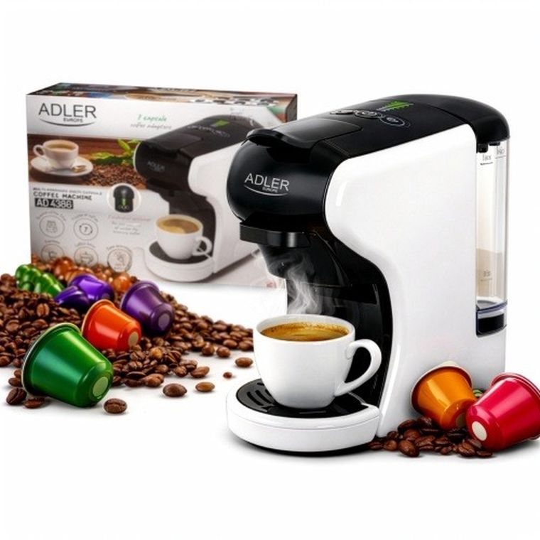 Adler, multi-ekspres ciśnieniowy, wielokapsułkowy, 19 bar