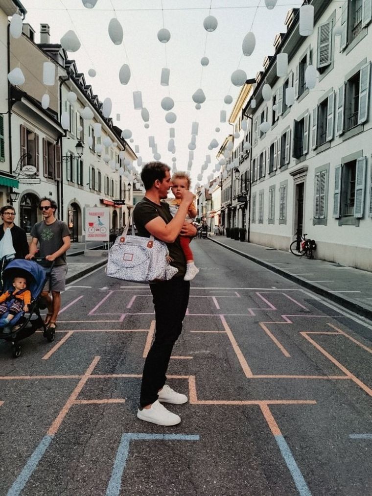 Beaba, Geneva II, torba dla mamy, Cherry Blossom