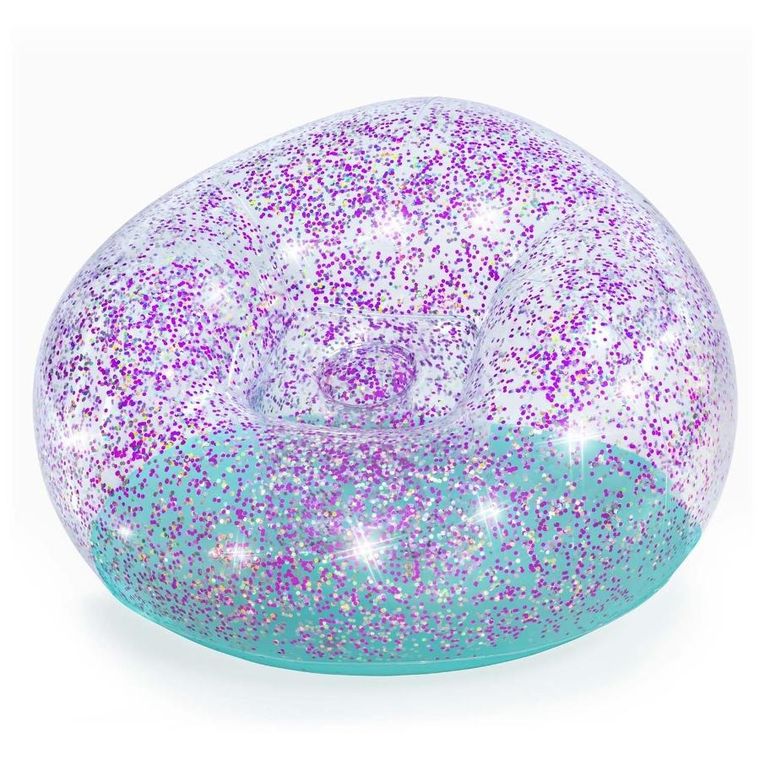 Bestway, fotel dmuchany z brokatem