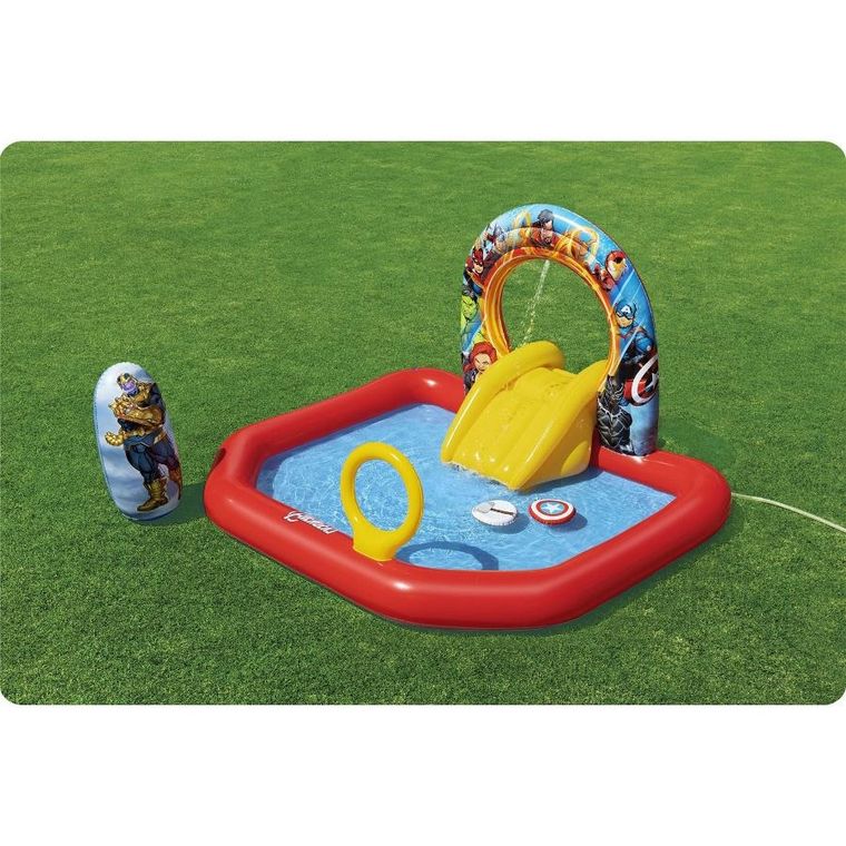Bestway, The Avengers, plac zabaw, dmuchany, 211-198-125 cm