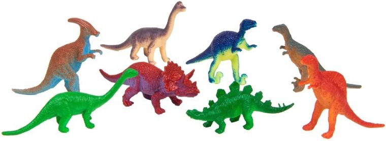 Boley, Park Jurajski, dinozaury, zestaw figurek, 55 elementów
