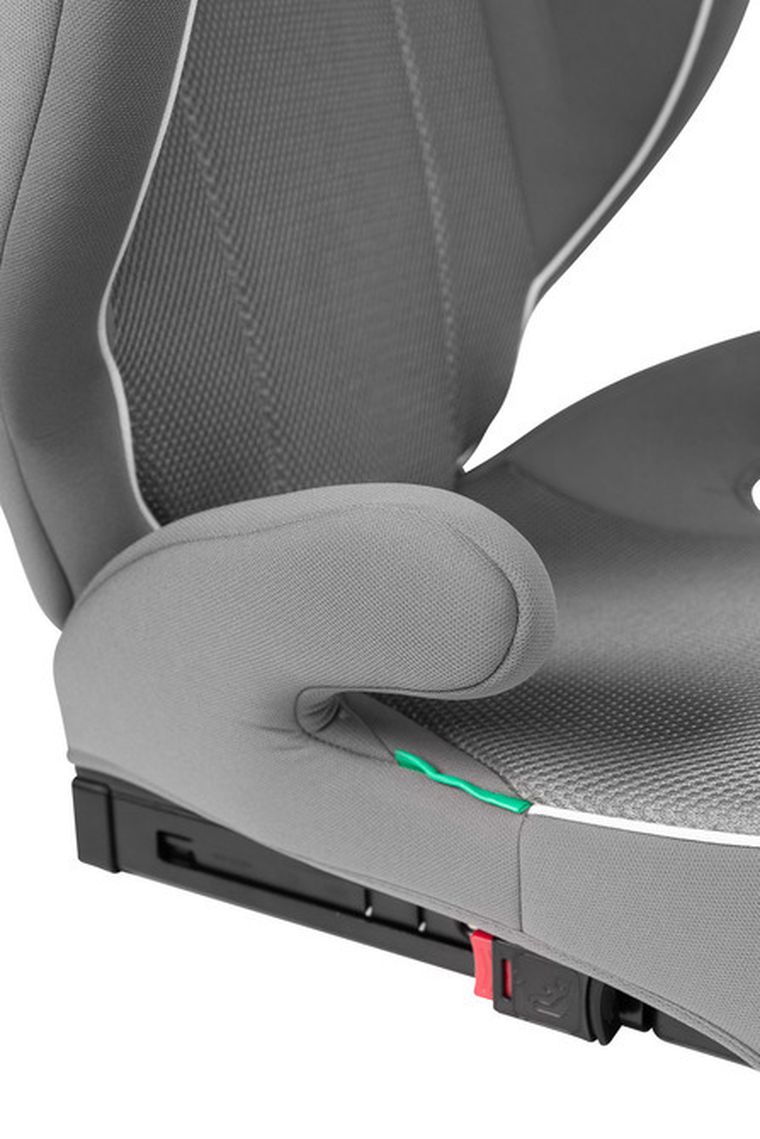 Caretero, Breezy Fix, fotelik samochodowy 2w1, podstawka, grey, 100-150 cm