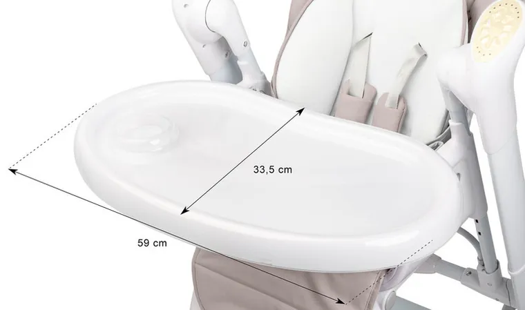 Caretero, Indigo Black, krzesełko + huśtawka, Green