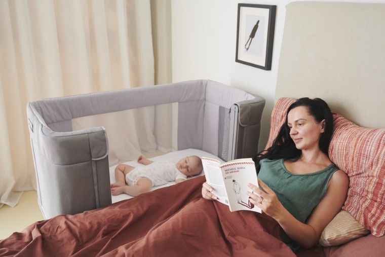 Chicco, Co-Sleeping, Next2me Forever, łóżeczko dostawne, Cool Grey