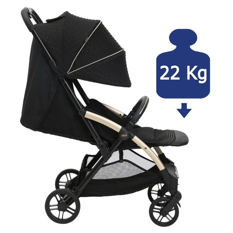 Chicco, Goody Xplus, wózek spacerowy, Black