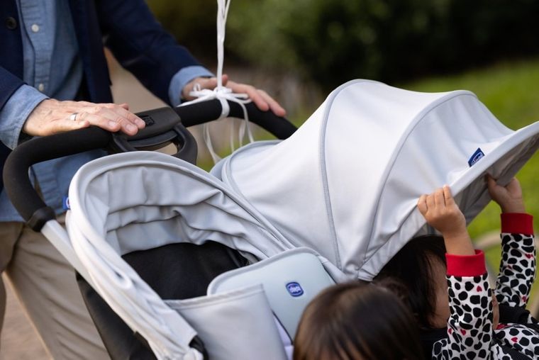 Chicco, Ohlalà Twin, wózek bliźniaczy, Silver Cat