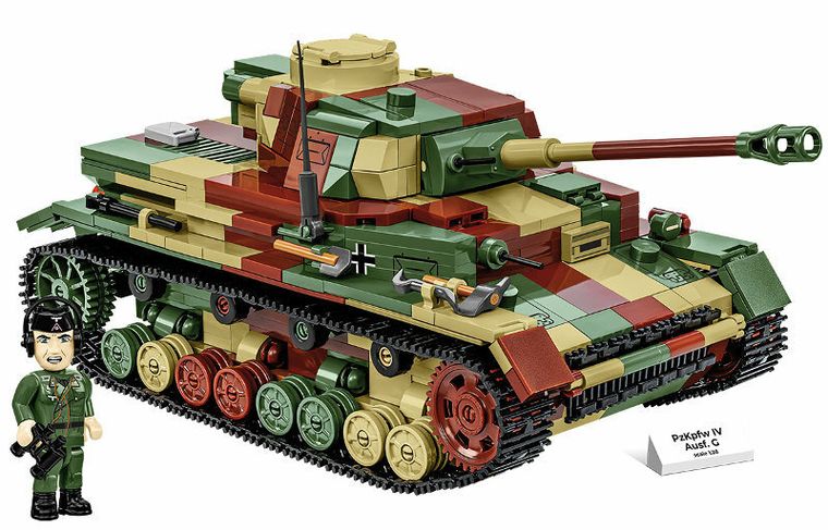 Cobi, Historical Collection WWII, PZKPFW IV Ausf.G, klocki, 1107 elementów