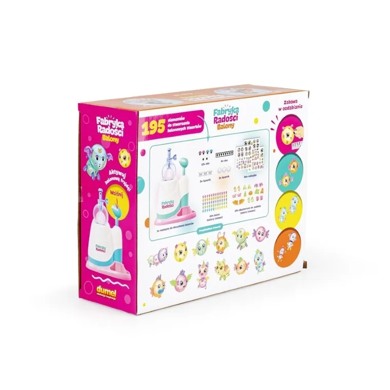 Dumel, Fabryka Radości, Balony, zabawka kreatywna, 195 elementów