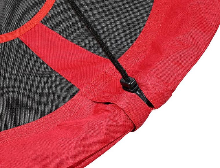 Enero, huśtawka ogrodowa, bocianie gniazdo, XXL, czerwona, 100 cm