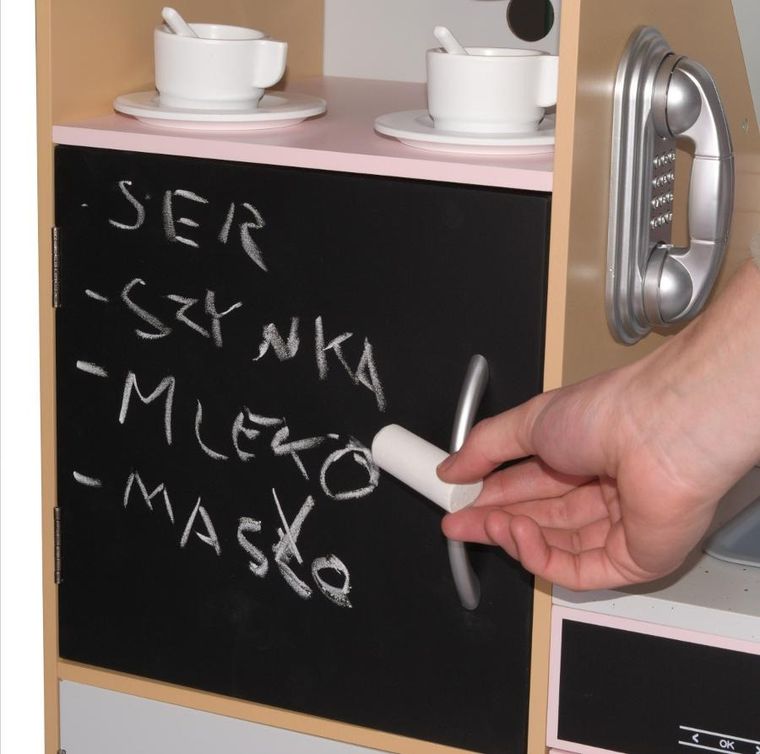 Enero, kuchnia drewniana, lampka LED, wooden, 87-30-83.5 cm