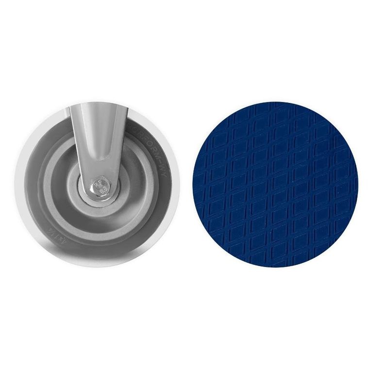 Humberg, wózek transportowy, ręczny, biało-niebieski