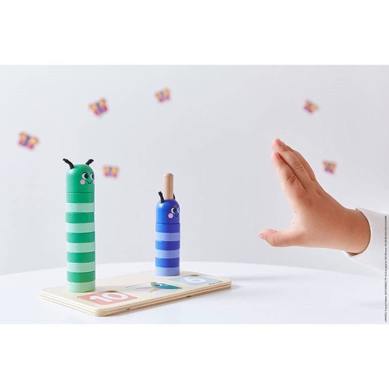 Janod, Liczenie i porównywanie liczb, drewniana układanka matematyczna