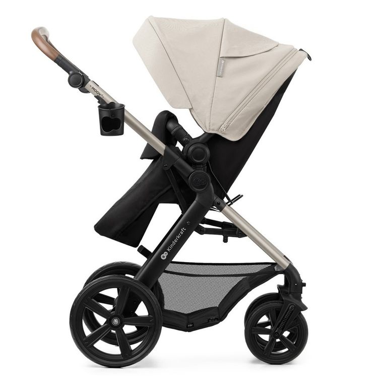 Kinderkraft, Moov 2, wózek wielofunkcyjny, 3w1, Moonlight Grey