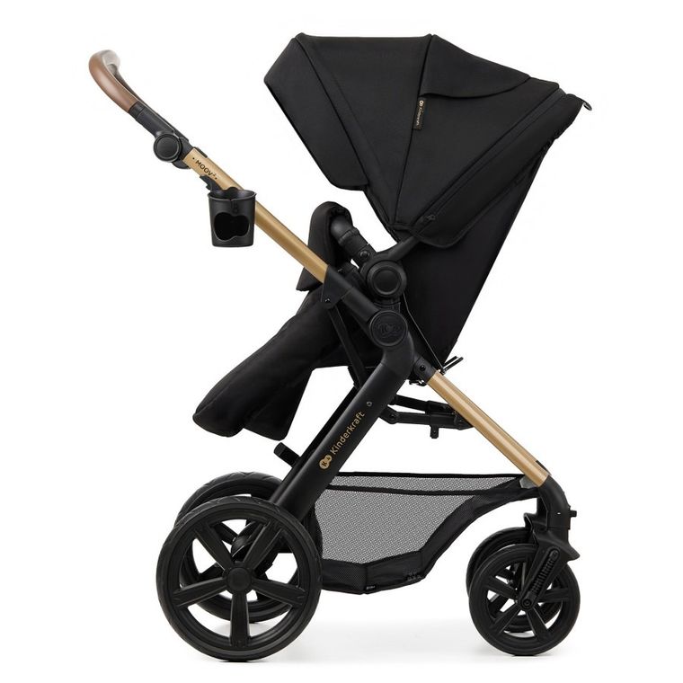 Kinderkraft, Moov 2, wózek wielofunkcyjny, 3w1, Pure Black