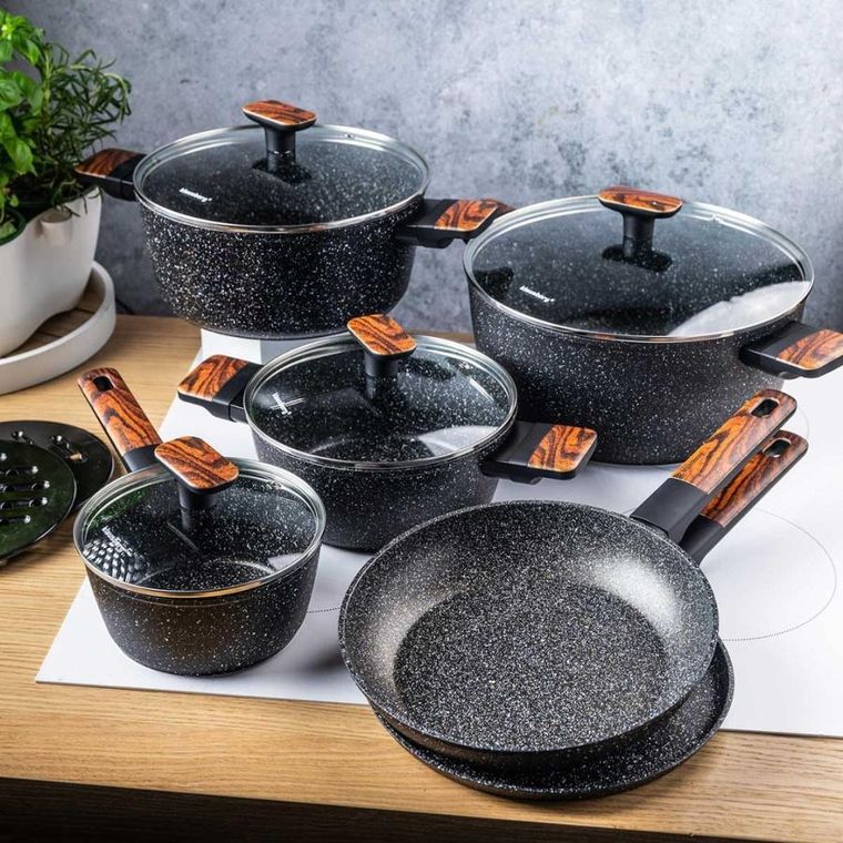 Klausberg, zestaw garnków marmurkowych, 12 elementów