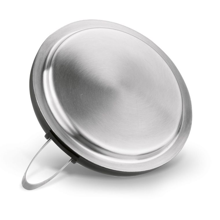 Könighoffer, Lugo, wiaderko do lodu ze szczypcami, czarny mat, 1,3l