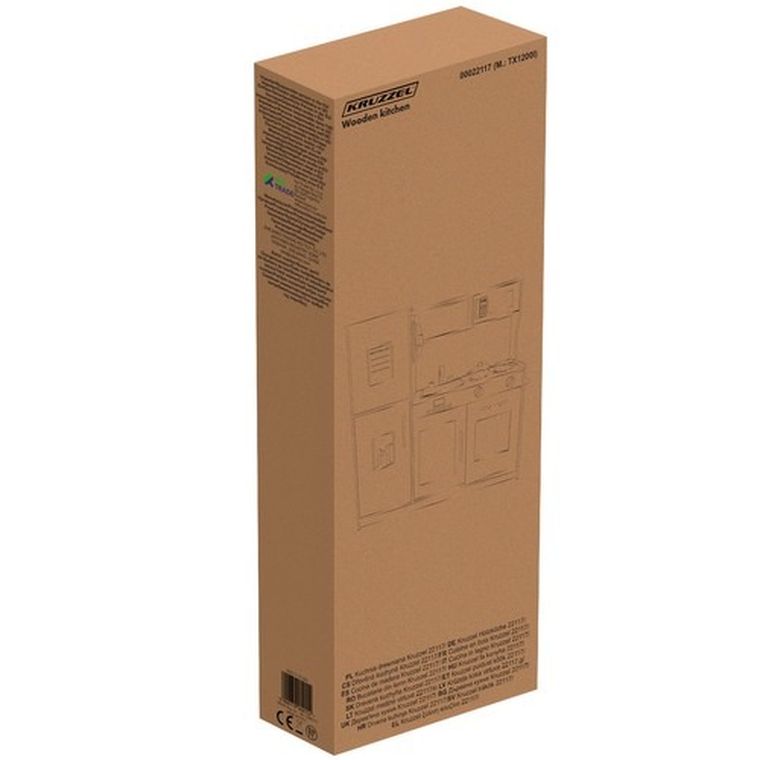 Kruzzel, kuchnia drewniana