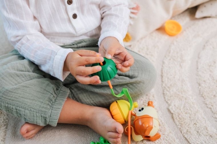 Lalaboom, Kulko-klocki sensoryczne, zwierzątka, 25 elementów