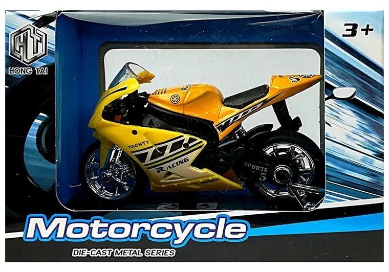 Lean Toys, sportowy motocykl, pojazd interaktywny, 1:18, 1 szt.