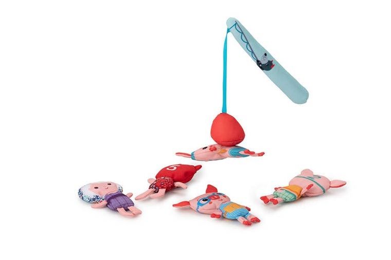 Lilliputiens, Wilk Louis, zestaw do wędkowania w kąpieli, 12m+