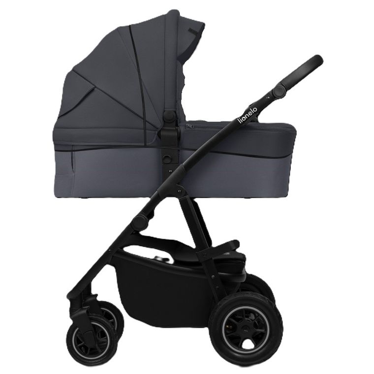 Lionelo, Amber Plus, wózek wielofunkcyjny 3w1, Grey Graphite