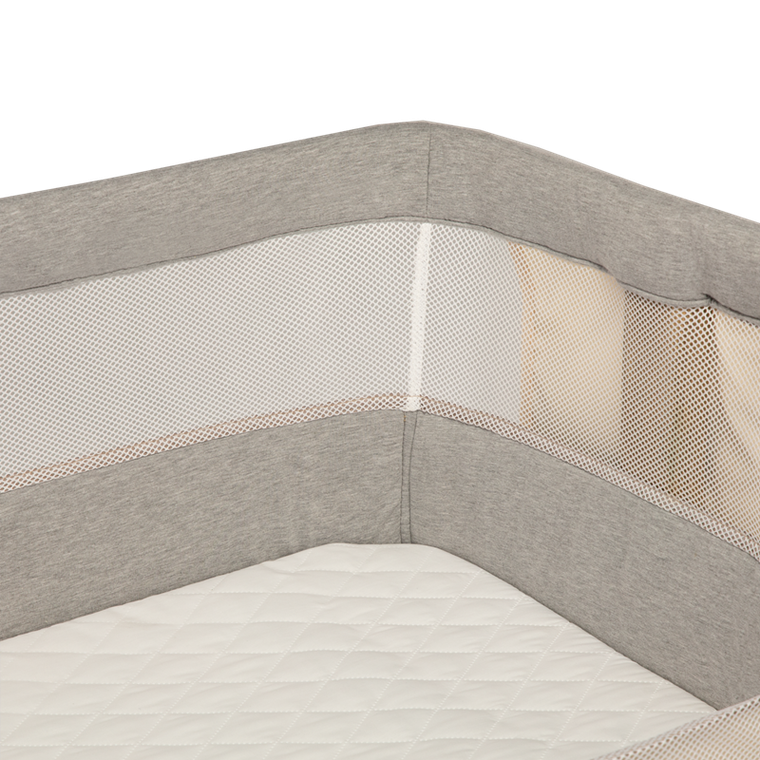 Lionelo, Leonie, łóżeczko dostawne, Grey Stone