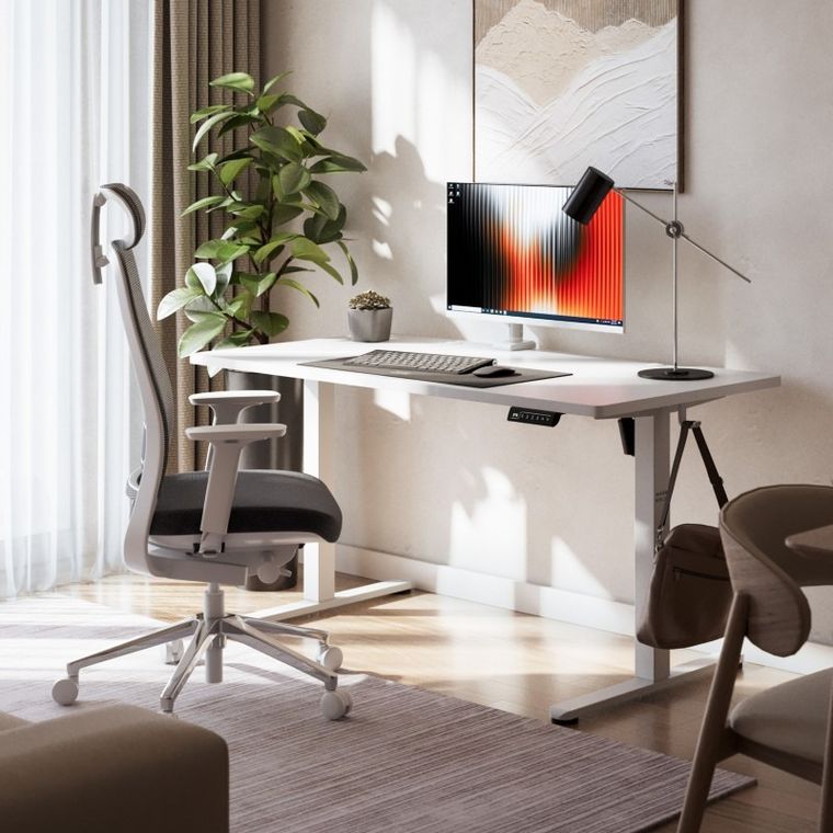 Mark Adler, Leader 7.3, biurko elektryczne, White, 140 cm