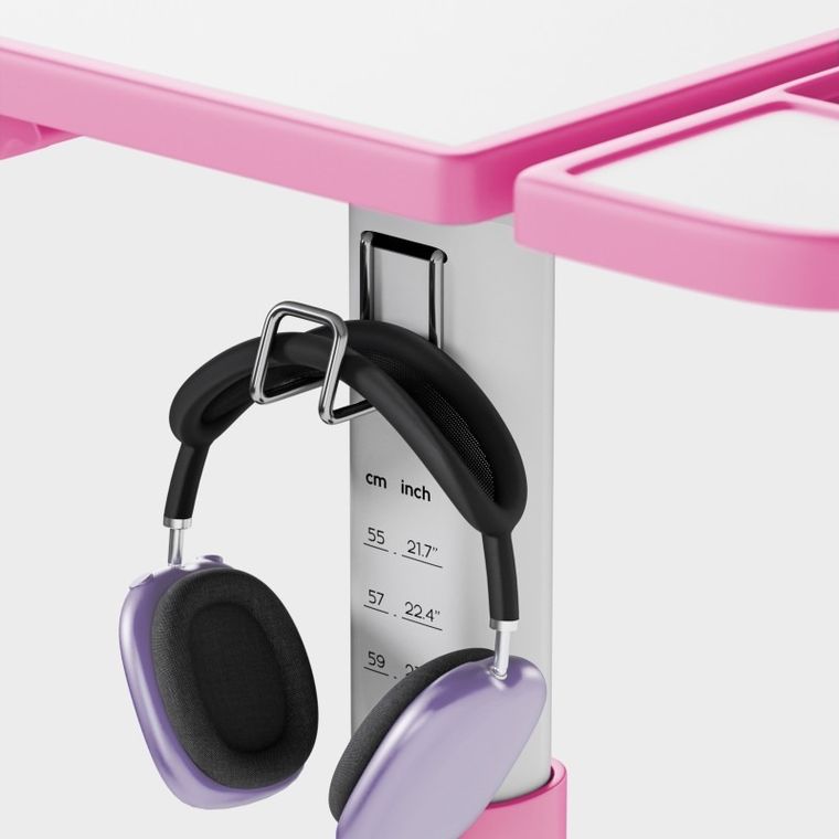 Mark Adler, Study 3.0 Pink, ergonomiczne biurko dla dziecka, 66 cm