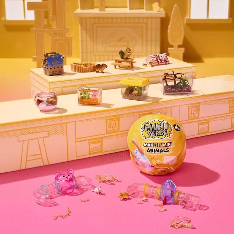 MGA's Miniverse, Make It Mini, Animals, kula niespodzianka, mini zwierzątka
