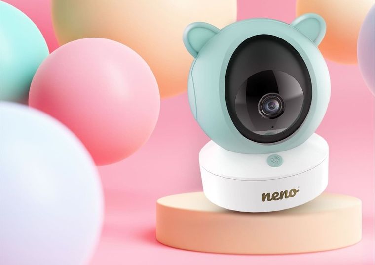 Neno, Ivo, obrotowa niania wideo z odbiornikiem, miętowa