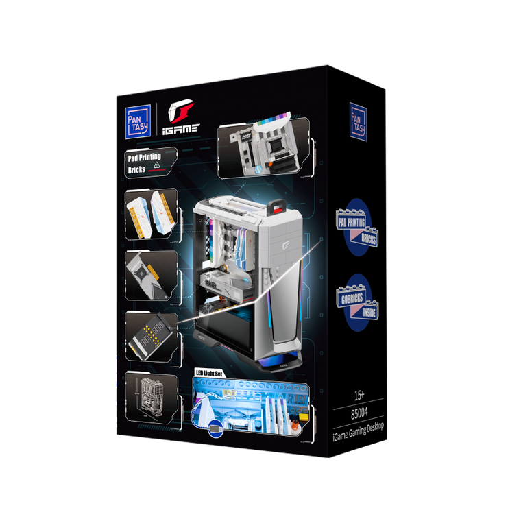 Pantasy, PC Komputer do gier X iGame, klocki konstrukcyjne, 1000 elementów