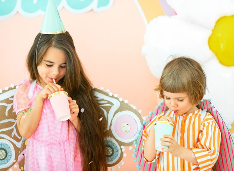 PartyDeco, kubeczki, j. róż, 220 ml, 6 szt.