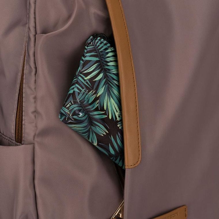 Plecak miejski, beżowy, Peterson