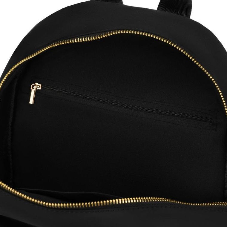 Plecak miejski, czarny, skóra ekologiczna, Peterson