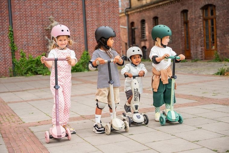 Scoot & Ride, Highwaykick 3S, hulajnoga z systemem sterowania 2w1, Rose