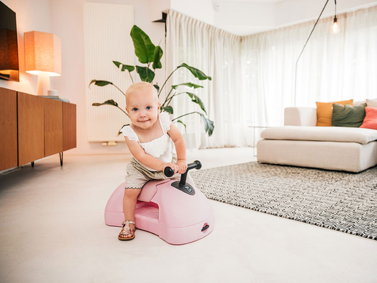 Scoot & Ride, My First, ewolucyjny jeździk pchacz, rose, 3w1