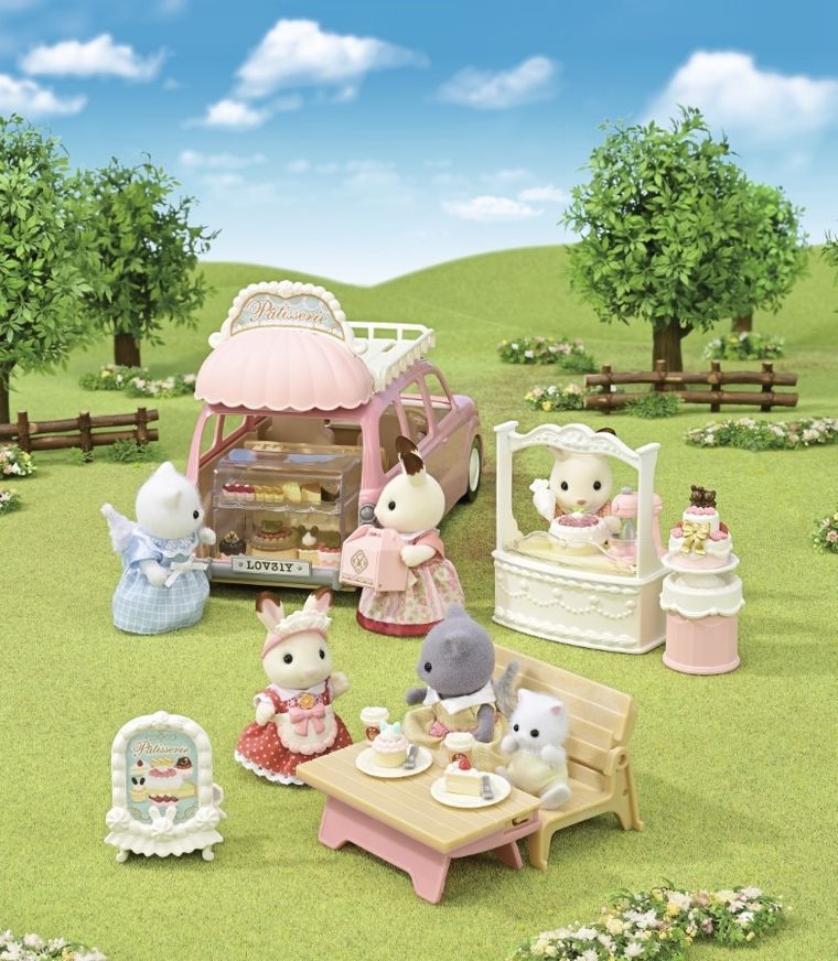 Sylvanian Families, Cukiernia pełna pyszności, zestaw akcesoriów, 5807