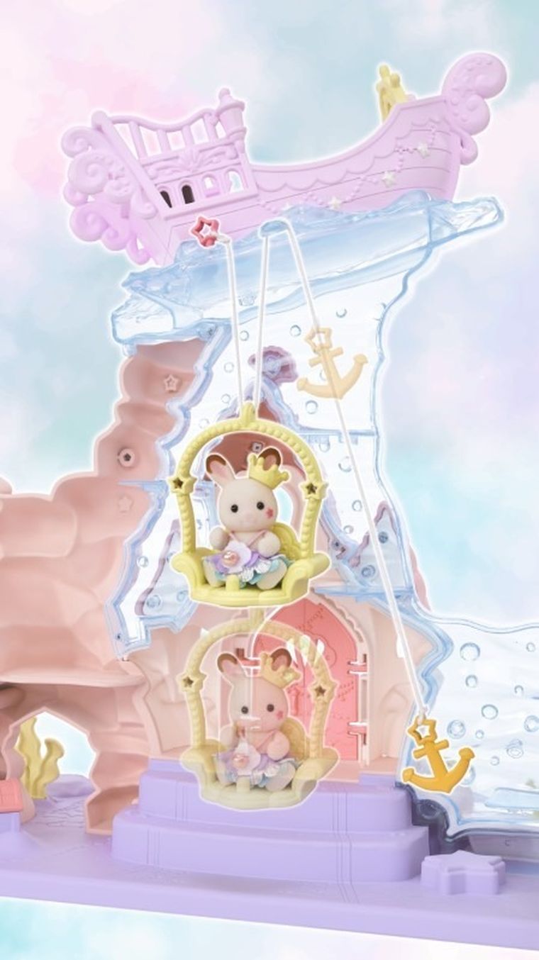 Sylvanian Families, Pałac małych Syrenek, zestaw figurek, 5701