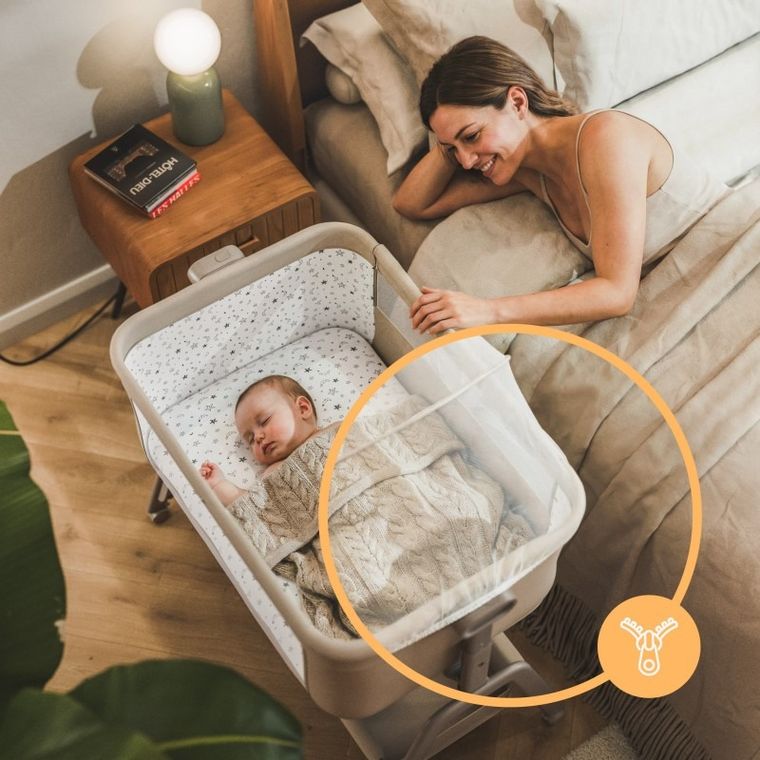 Tulano, Dream 50, łóżeczko dostawne, beige