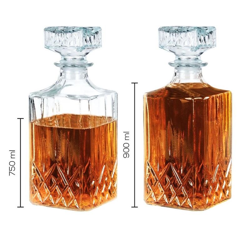 Vilde, karafka do whisky, szklana, 900 ml