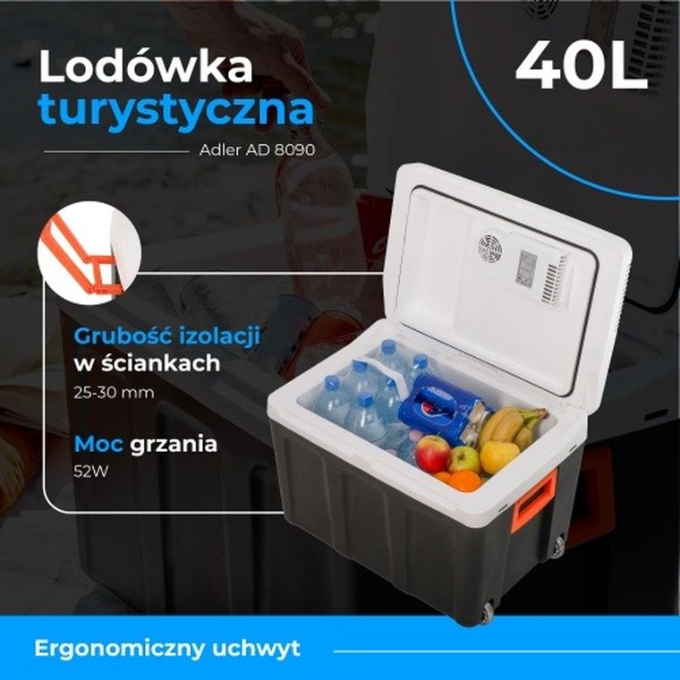 Adler, lodówka turystyczna, 40L