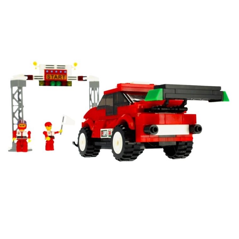 Alleblox, samochód wyścigowy, klocki konstrukcyjne, 255 elementów