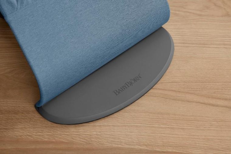 BabyBjörn, Bliss Woven, leżaczek bujaczek, melanżowy niebieski