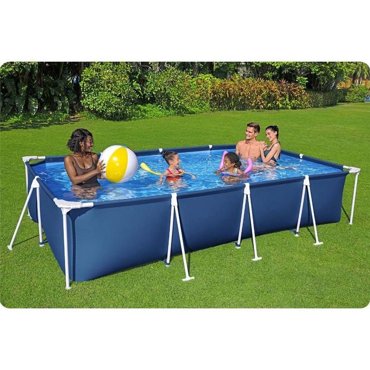 Bestway, basen ogrodowy, stelażowy, 400-211-81 cm, 4w1