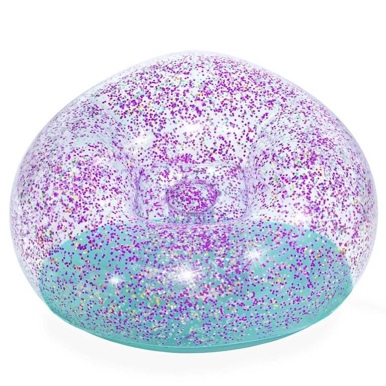 Bestway, fotel dmuchany z brokatem