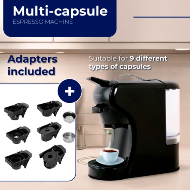 Camry, Multi-Ekspres, ekspres ciśnieniowy, wielokapsułkowy